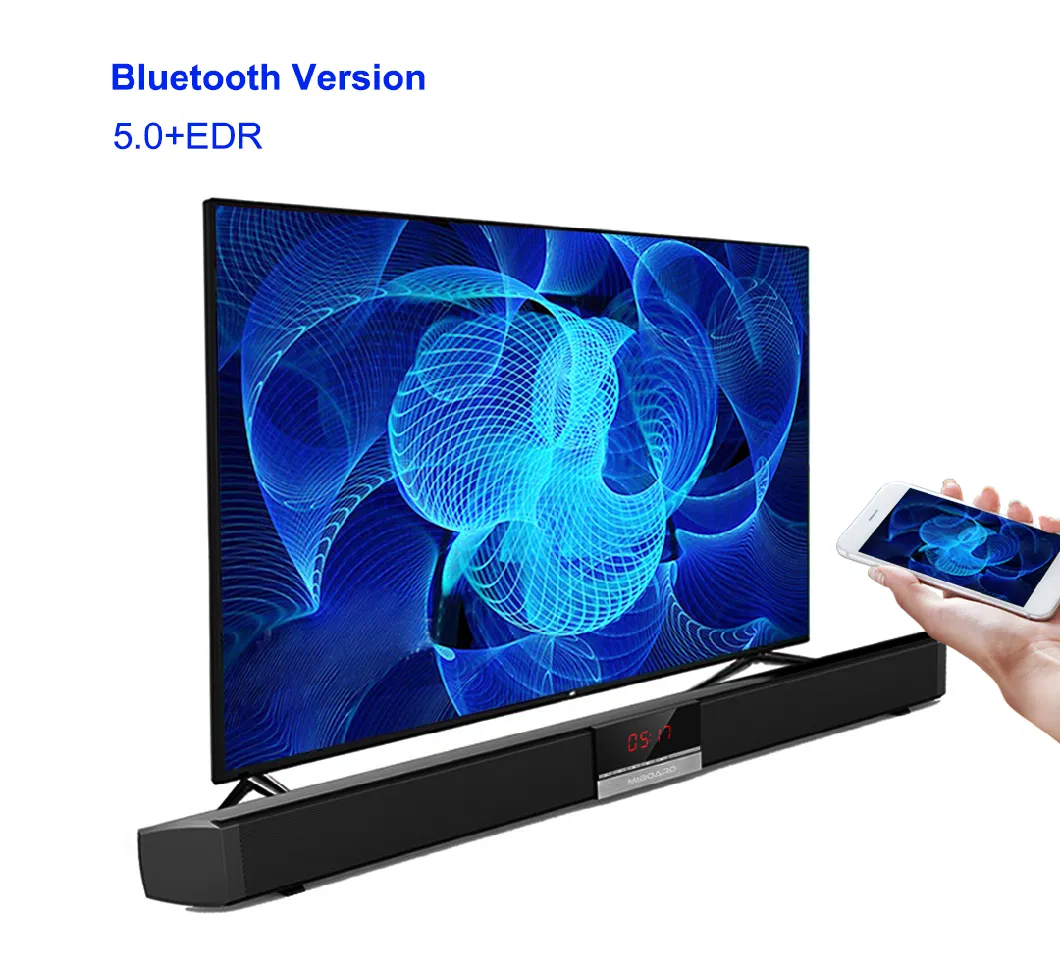 High Quality Miboard Bt 5.0 Wireless TV Soundbar Home Theater Sr100 Audio Wireless 3D Surround Surround 2.0 Channel Sound Bar Speaker